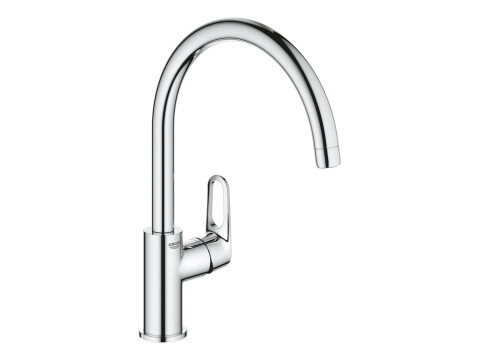 Mixer Tap, Single Lever, C-Spout, GROHE BauFlow