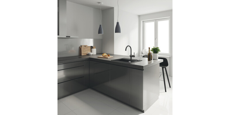 Grohe Vento 32917KS0 Sgl Lvr C-Tap Blk