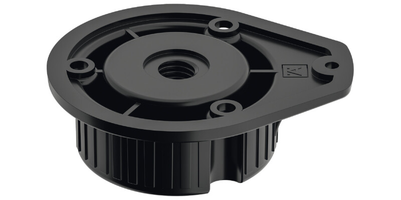 Plinth Foot Top Section, for H&auml;fele AXILO
