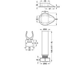 Plinth Feet Set 150mm SF Pl Blk x4