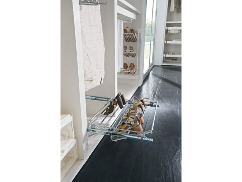 Pull Out Shoe Rack, Width Adjustable 564-1000 mm