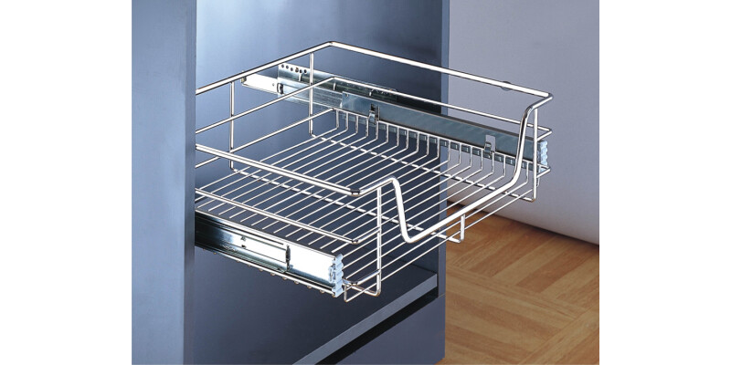 Pull Out Storage Basket, for Cabinet Width 300-1000 mm