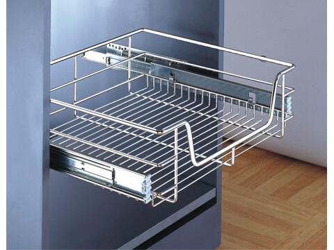 Pull Out Storage Basket, for Cabinet Width 300-1000 mm