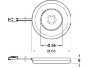 Loox5 LED2027 DL D65mm 12V/2.6W 4000K S