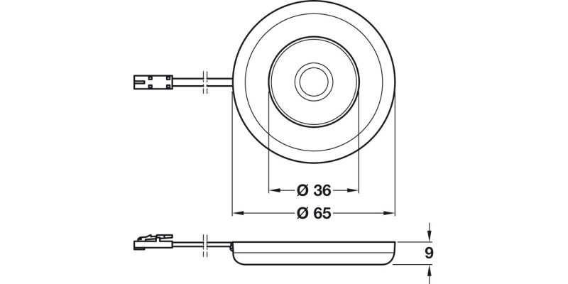 Loox5 LED2027 DL D65mm 12V/2.6W 5000K S