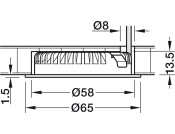 Loox5 LED2094 DL D65mm 12V/2.5W 2700K C