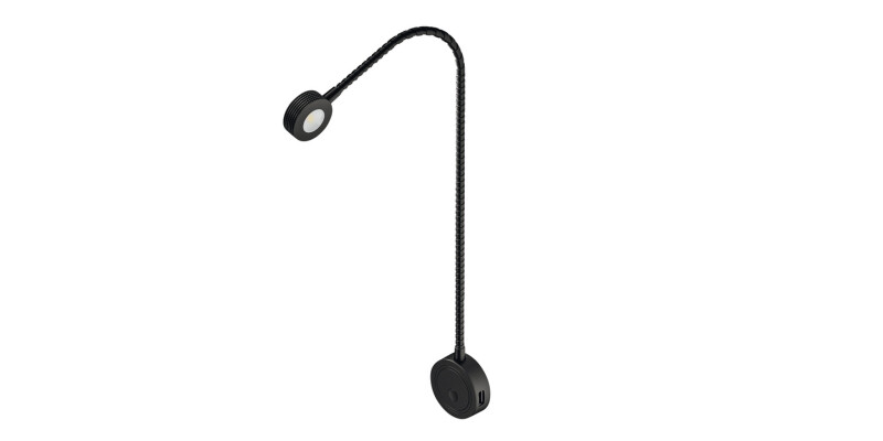 LED Flexible Reading Light 24 V, USB Charging, Rated IP20, &Oslash; 36 mm, Loox5 LED 30