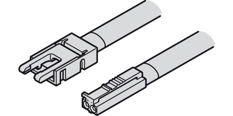 Loox5 8mm COB IP20 Drv-Lgt Lead 24V 0.5m