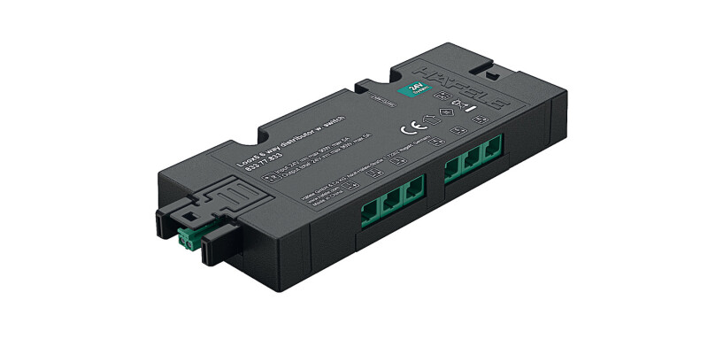 Distributor 24 V, 6-Way, Box to Box, with Switching Function