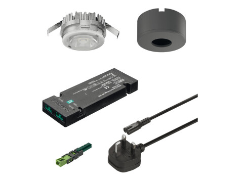 LED Downlight Set 24 V, Rated IP20, &Oslash; 32.5 mm, Loox5 LED 3090