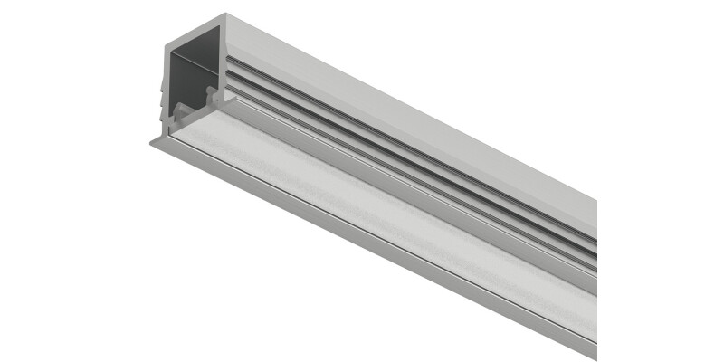 Aluminium Profile, for Recess Mounting Loox5 LED Flexible Strip Lights, 1104