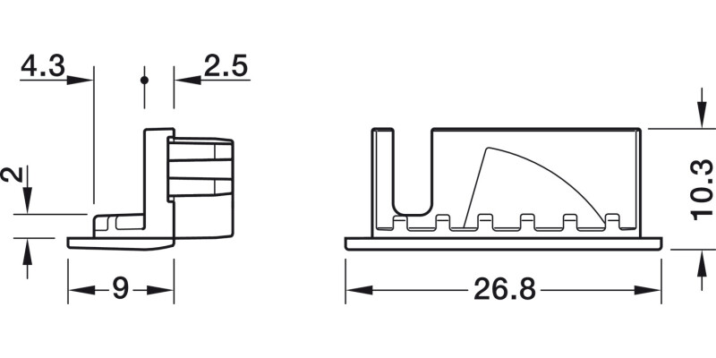 Loox5 1107 Profile 3.0m Alu/Pl Opl/Slv