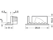 Loox5 1107 Profile 3.0m Alu/Pl Opl/Slv