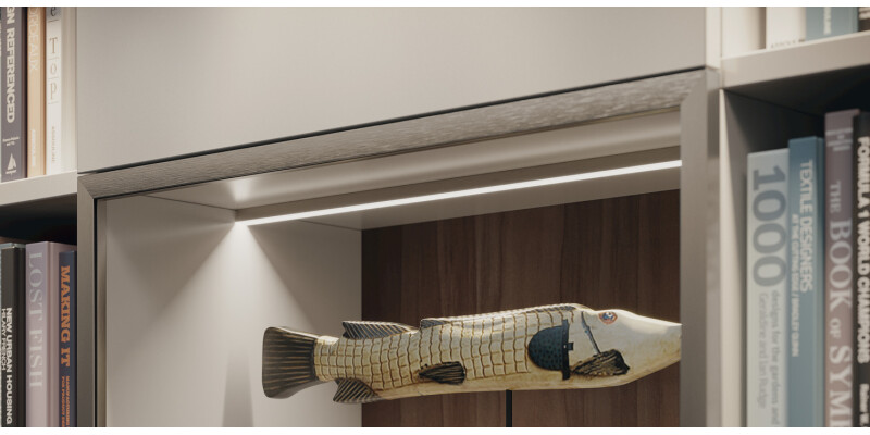Loox5 2101 Profile 3.0m Alu/Pl Opl/Blk