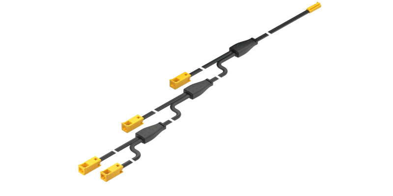 LED Extension Lead, 4-Way for Loox5 Monochromatic 12 V Lights