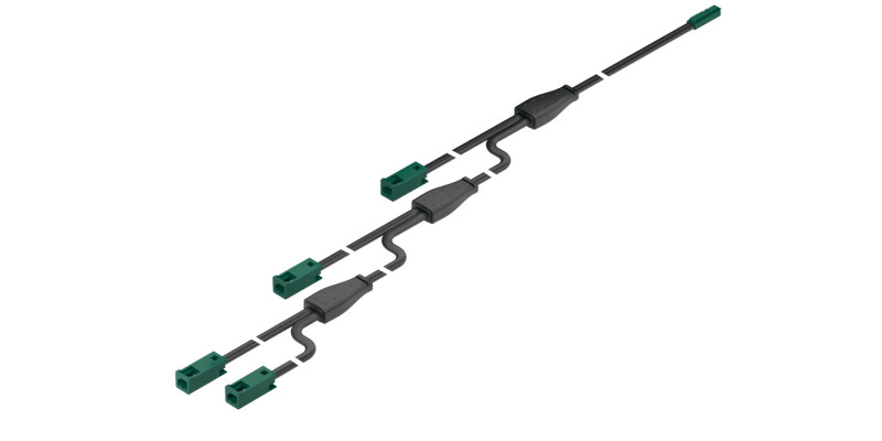 LED Extension Lead, 4-Way for Loox5 Monochromatic 24 V Lights