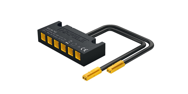 Adaptor, 6-Way, to suit Loox5 Tuneable White Lights, for H&auml;fele Connect Mesh