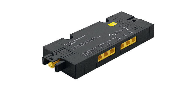 Distributor 12 V, 6-Way, Box to Box, without Switching Function
