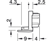 Loox5 1103 Profile Endcaps RM Pl Blk