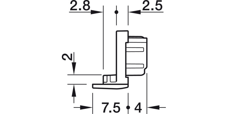 Loox5 1104 Profile Endcaps RM Pl Slv
