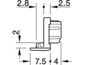 Loox5 1104 Profile Endcaps RM Pl Slv