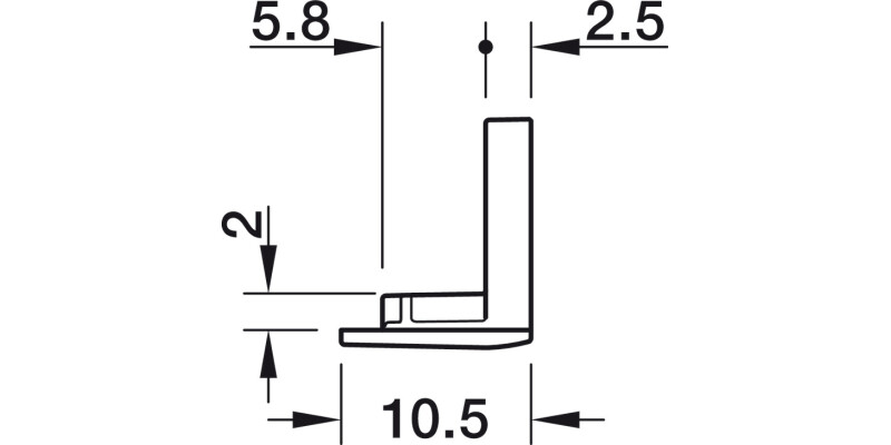 Loox5 1106 Profile Endcaps RM Pl Blk