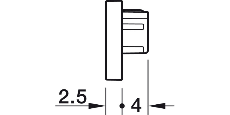 Loox5 2101 Profile Endcaps SM Pl SS