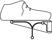 Tac Shoe Rack Wd Adj Silver Col/Grey