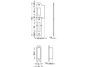 Startec Mort P.Cyl Lock Rad 55/84mm Blk