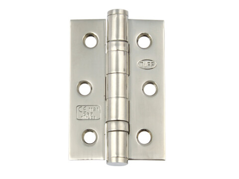 Butt Hinge, Ball Bearing, 76 x 51 mm, Grade 201 Stainless Steel