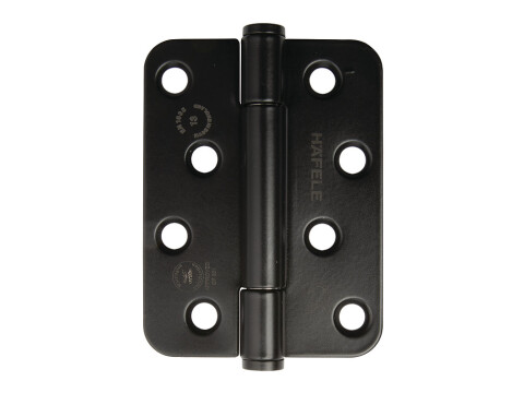 Butt Hinge, Concealed Bearing, 3 Knuckle, Fixed Pin, 102 x 76 mm, Stainless Stee
