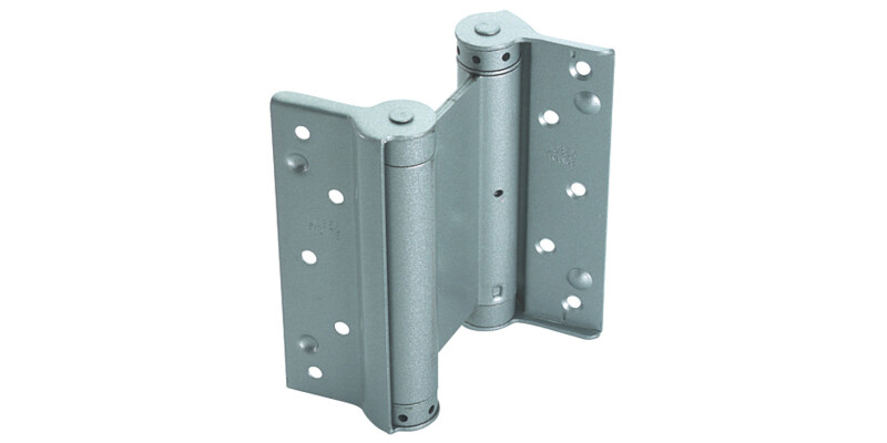 Spring Hinge, Double Action, 125 x 85 mm, Steel