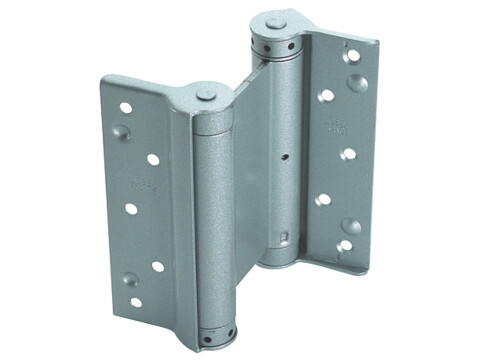 Spring Hinge, Double Action, 125 x 85 mm, Steel