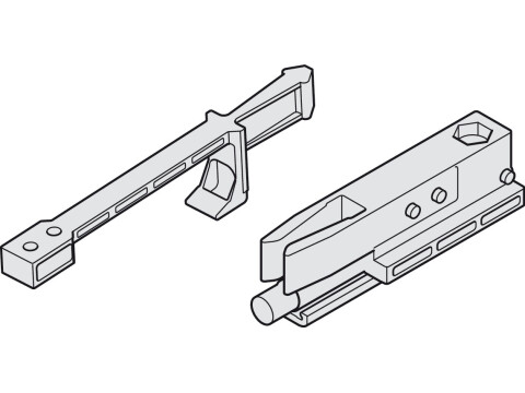 Shock Absorber, for Sliding Interior Doors, Slido D-Line11