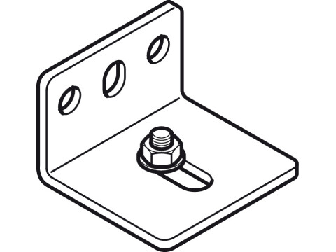 Side Fixing Mounting Bracket, for Sliding Wooden and Glass Interior Doors, Slido
