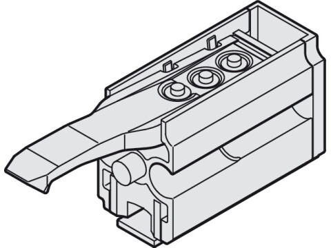 Track Stopper, for Sliding Interior Doors, Hawa-Junior 80