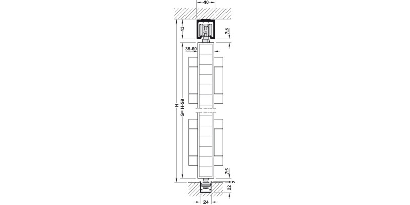 Slido W-Fo32 100T FitSet w Btm Trk Acc