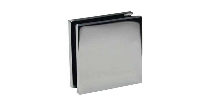 Glass Connector, Wall to Glass, for 90deg Applications