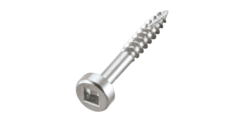 Pocket Hole Screw, Square Flange Head, Partially Threaded, Trend