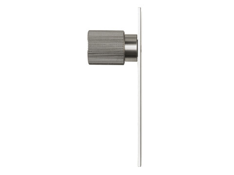 Knob with Backplate, Aluminium, &Oslash; 22 mm, Arpa