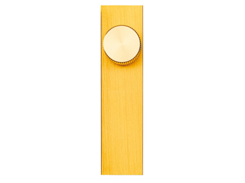Knob with Backplate, Aluminium, &Oslash; 22 mm, Arpa