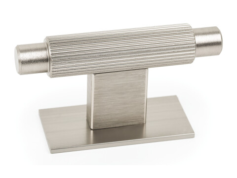 T Knob with Backplate, Aluminium, &Oslash; 14x 70 mm, Arpa