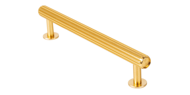 D Pull Handle, Aluminium, Fixing Centres 160-992 mm, Rille