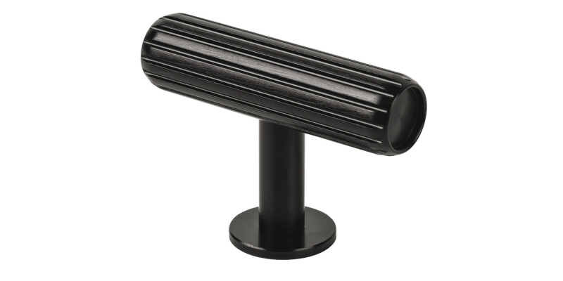 T Knob, Aluminium, &Oslash; 15 x 55 mm, Rille
