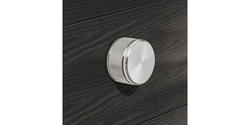 Tocco Knob ZA Matt Blk 50x30mm