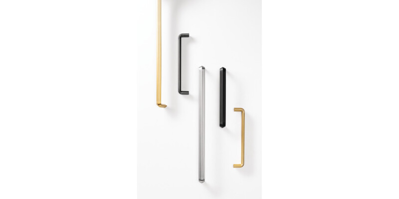 Lines D Pull Hdl ZA Matt Black 320mm cc