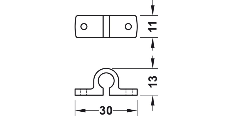 Rod Guide D6mm Pl Brw