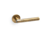 Alexander and Wilks Spitfire Hammered Lever on Round Rose - Pair.
