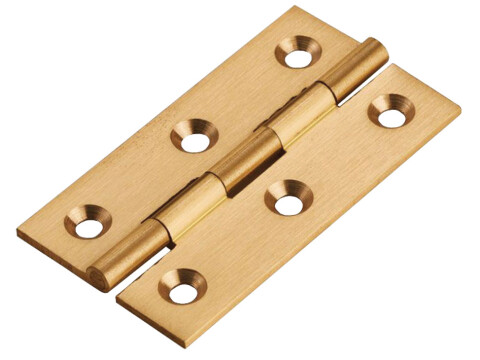 Butt Hinge, 64 x 35 mm, Brass