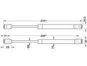 Gas Filled Piston Rods 90-110D SNP 150N